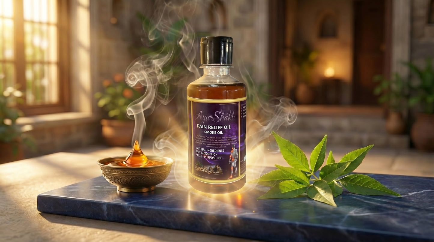 Ayurshakti Pain Relief Oil – 100% Natural Ayurvedic Formula for Joint & Muscle Care