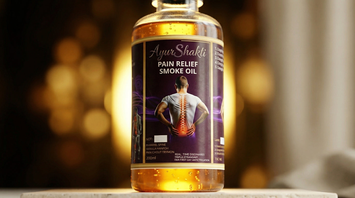 Ayurshakti Pain Relief Oil – 100% Natural Ayurvedic Formula for Joint & Muscle Care