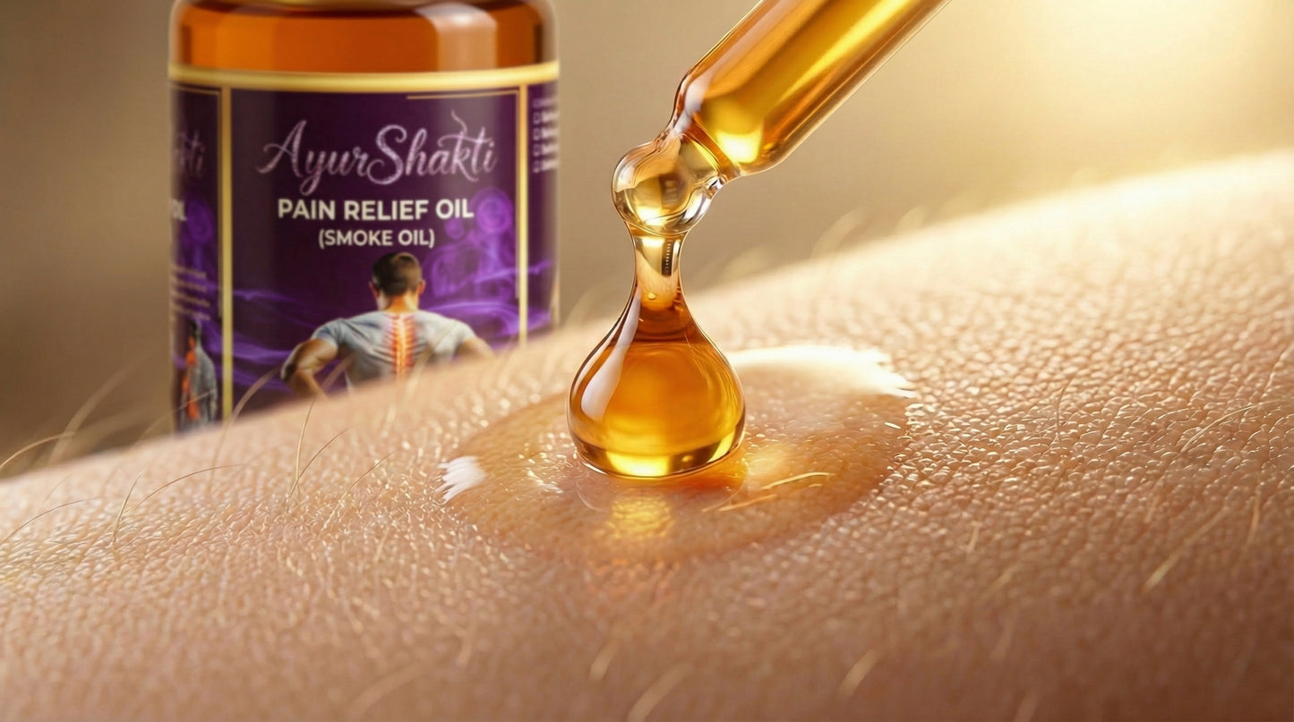 Ayurshakti Pain Relief Oil – 100% Natural Ayurvedic Formula for Joint & Muscle Care